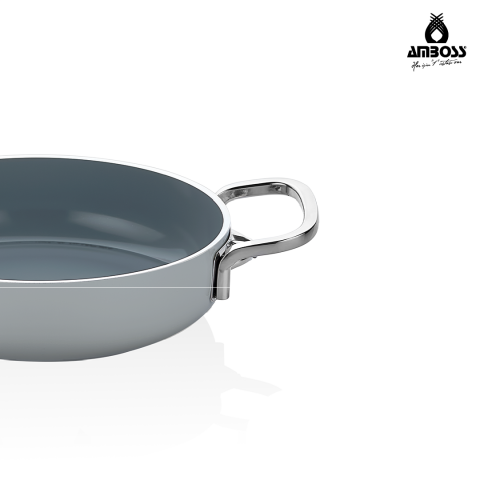 Amboss Sera Nova Bello 2 Parça Seramik Sahan Seti 20-22 cm – Gri