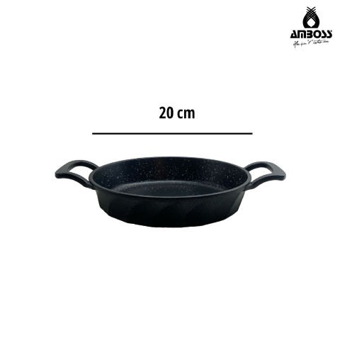 Amboss Kuvars 2 Parça Döküm Titanyum Kaplama Sahan Seti 18 - 20 cm