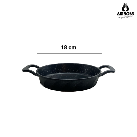 Amboss Kuvars 2 Parça Döküm Titanyum Kaplama Sahan Seti 18 - 20 cm
