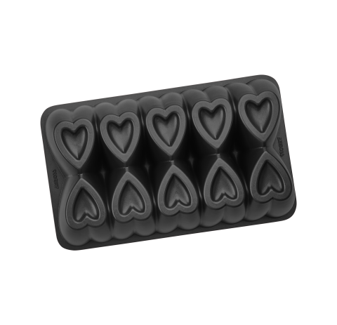 Amboss Ametist Titanyum Kaplama Döküm Baton Kek Kalıbı - Siyah