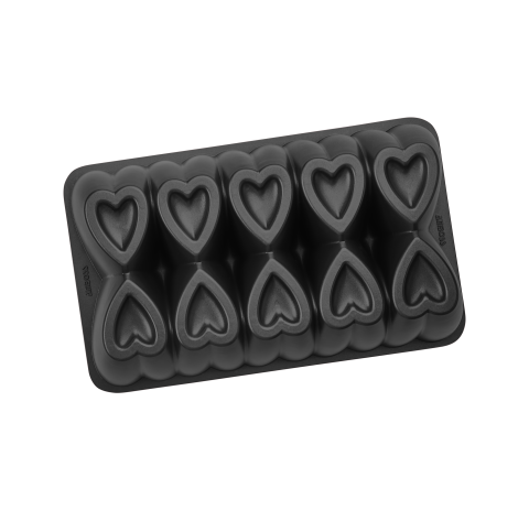 Amboss Ametist Titanyum Kaplama Döküm Baton Kek Kalıbı - Siyah