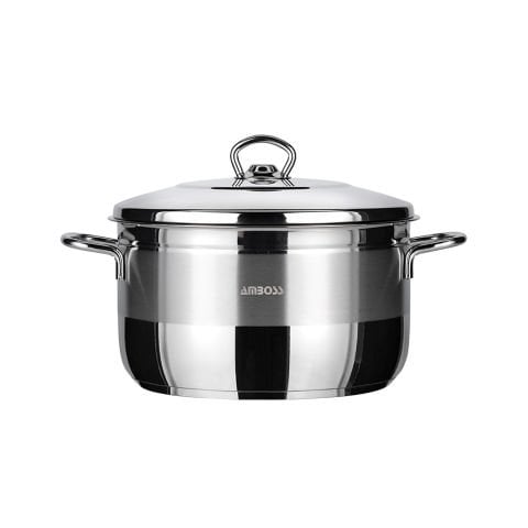 Saphire Paslanmaz Çelik Derin Tencere Cam Kapak - 1,75 Lt. - 16 cm