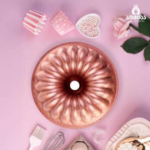 Amboss Snow 6 Parça Satin Çok Amaçlı Paslanmaz Çelik Kase  &  Döküm Yapışmaz Kek Kalıbı Seti