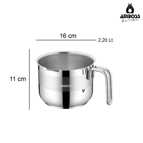 Amboss Luna 4 Parça Tencere Sütlük Sosluk Seti