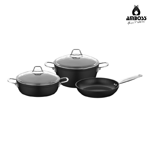 Amboss Big Mega 5 Parça Tencere Tava Seti