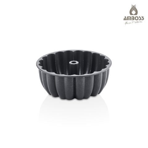 Amboss 10  Parça Paslanmaz Çelik Çok Amaçlı Kase Seti ve Döküm Yanmaz Yapışmaz Siyah Kek Kalıbı