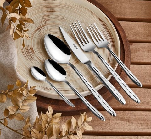 Amboss Lityum 72 Parça 12 Kişilik Paslanmaz Çelik Çatal Kaşık Bıçak Seti Kutulu