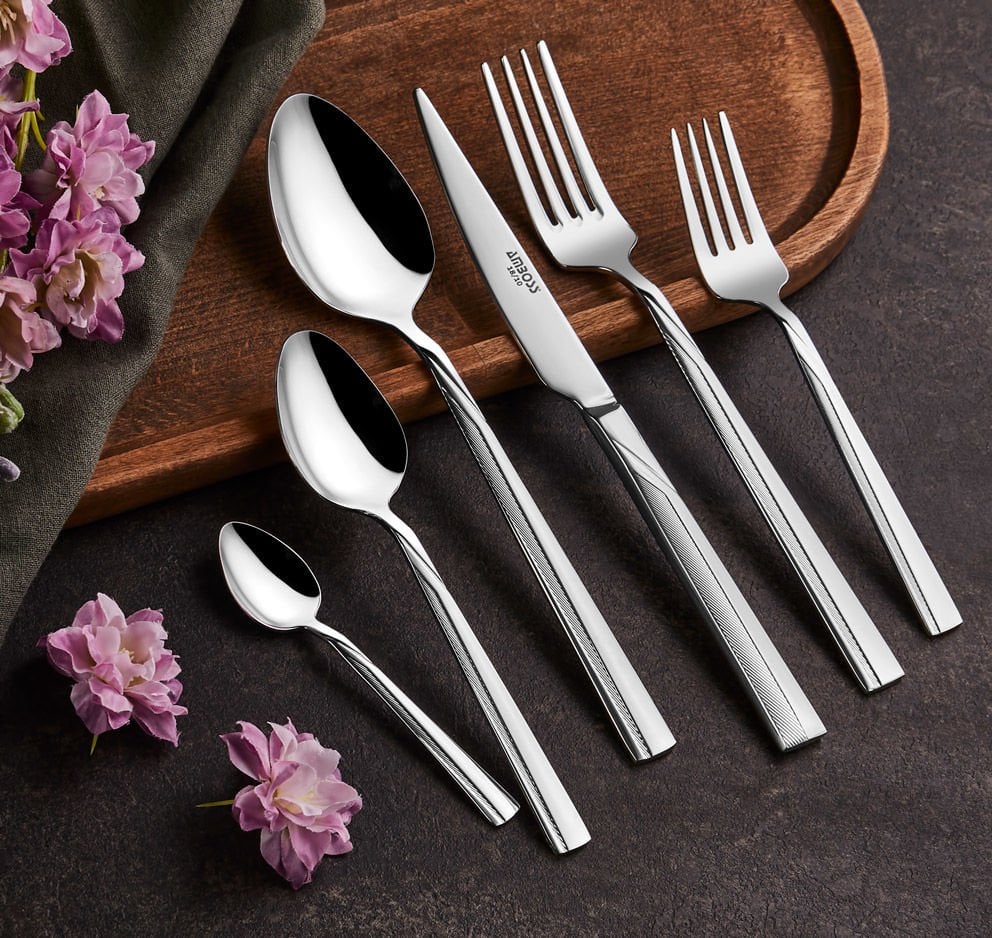 Amboss Dorado 72 Parça 12 Kişilik Paslanmaz Çelik Çatal Kaşık Bıçak Seti Kutulu