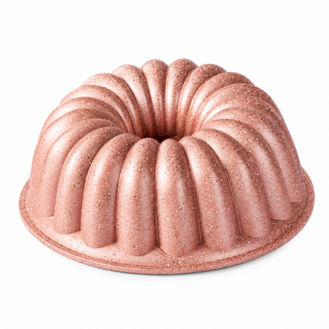 Amboss Alya Döküm Kek Kalıbı Yanmaz Yapışmaz - Pink 26 cm