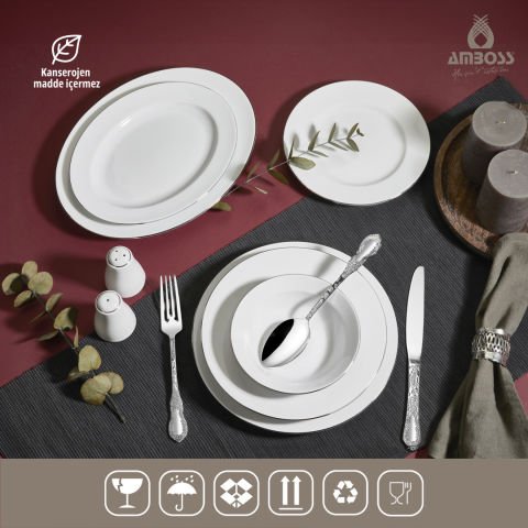 ILGIN - 113 Parça Modern Set - Crystal ÇKB