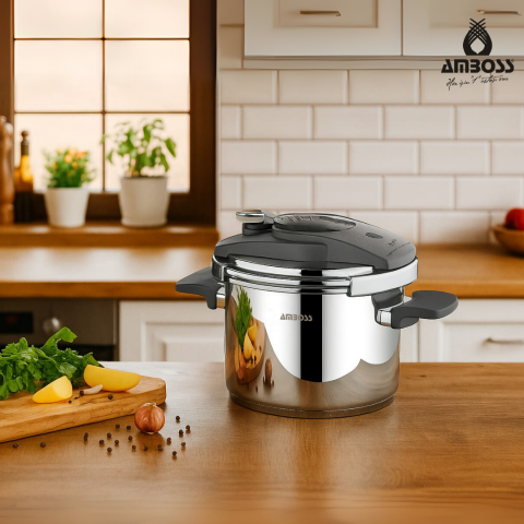 Enio Plus 12 LT Matik Paslanmaz Çelik Düdüklü Tencere