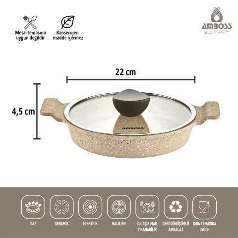 12 Parça Diana Döküm Tencere Sahan Seti