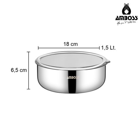 Amboss Prime 6 Parça Paslanmaz Çelik Saklama Kabı