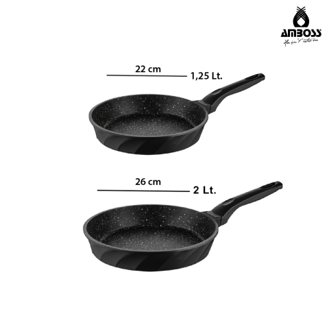 4 Parça Süper İkili Döküm Tava Sahan Seti
