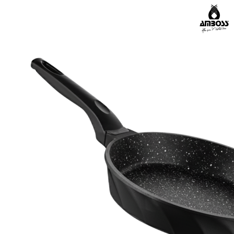 Amboss Vento 3 Parça Döküm Tava Seti - Siyah