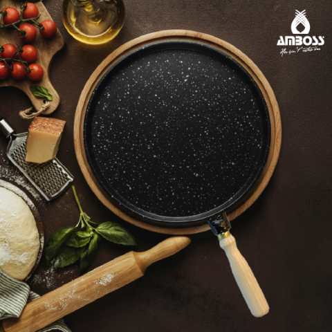 Olivin Döküm Granit Pizza Gözleme Tavası