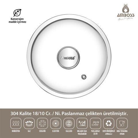 10 Parça Silver Store Paslanmaz Çelik Tencere ve Saklama Kabı