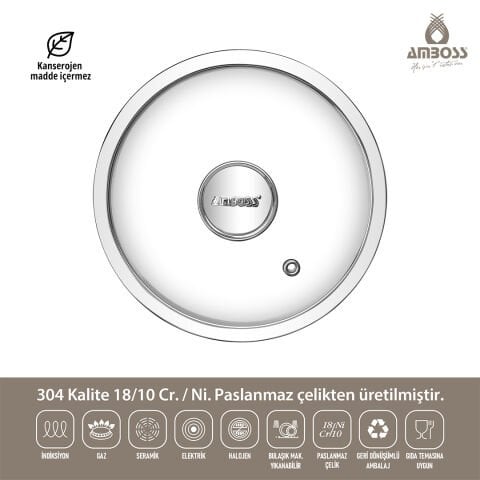 10 Parça Silver Store Paslanmaz Çelik Tencere ve Saklama Kabı