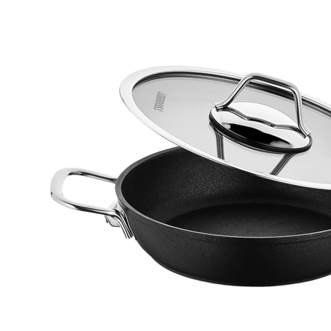 Amboss Dark 6 Parça Yanmaz Yapışmaz Titanyum Kaplama Sahan Seti