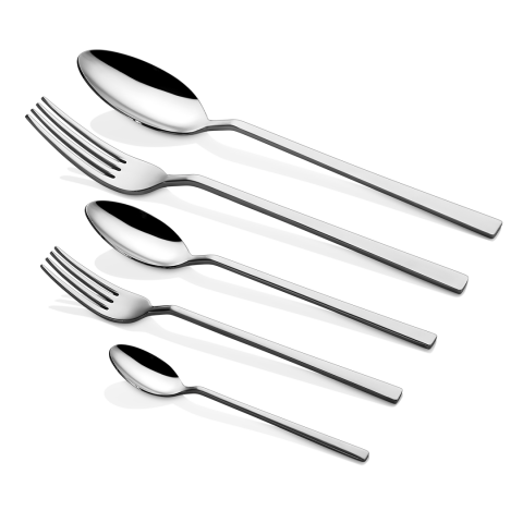 Amboss Lumix 60 Parça 12 Kişilik Paslanmaz Çelik Çatal Kaşık Bıçak Seti