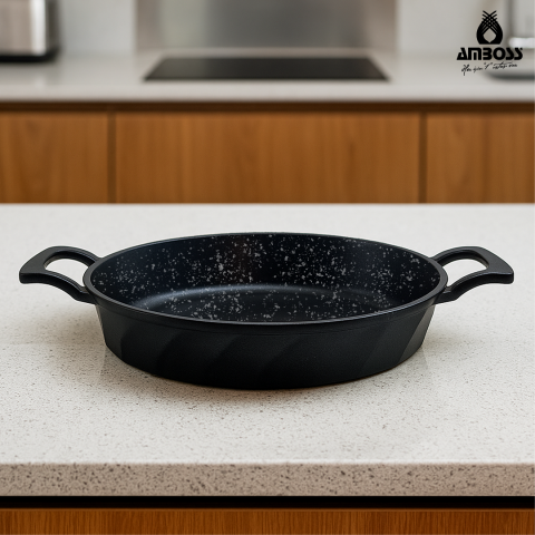 Amboss Vento Yanmaz Yapışmaz Titanyum Kaplama Sahan Omlet Tava 18 cm