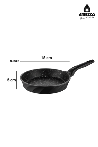 Amboss Vento Döküm Titanyum Kaplama Tava 18x5 cm