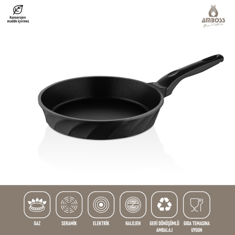 Amboss Vento Döküm Titanyum Kaplama Tava 26x5 cm