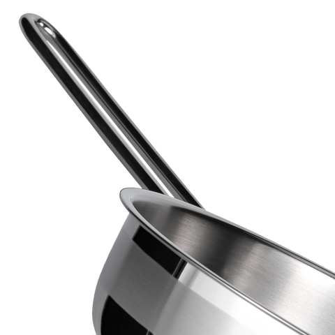 Amboss 3 Parça Nova Premium Paslanmaz Çelik Basık Tencere Tava Seti