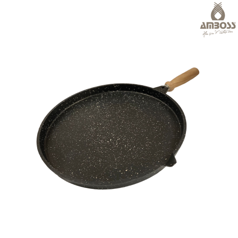 Amboss Fisher Kapaklı Döküm Granit Balık Tavası