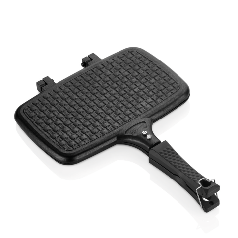 Amboss Vento Döküm Ocak Üstü Tost Makinesi – Siyah