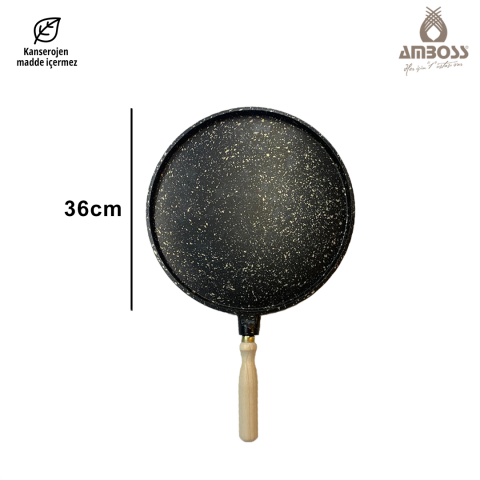 Amboss Vento Döküm 36 cm Pizza Gözleme Tavası