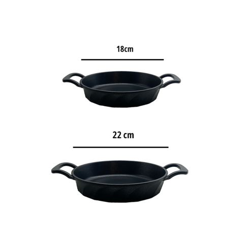 Amboss Vento 2 Parça Döküm 18-22 cm Sahan Seti