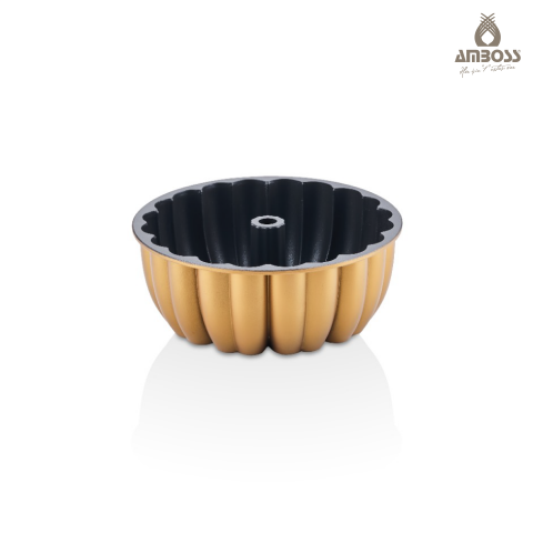 Amboss Ametist 2 Parça Döküm Kek Kalıbı ( Gold )