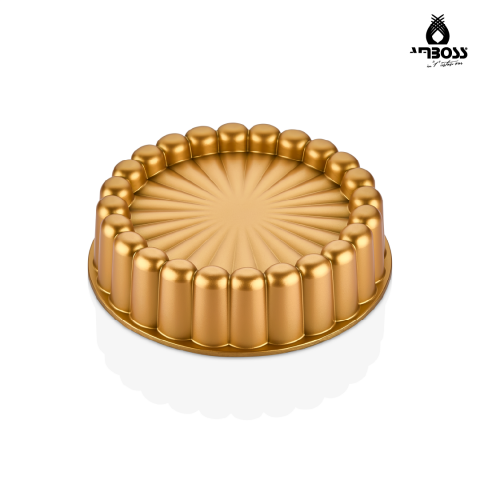 Amboss Ametist 26 cm Döküm Tart Kalıbı ( Gold )