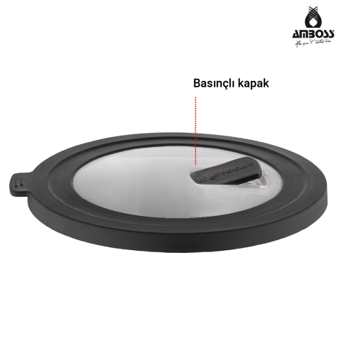 Amboss Nova 2 Parça Paslanmaz Çelik Saklama Kabı 18 cm