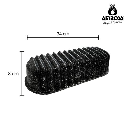 Amboss Rosa Döküm Baton Kek Kalıbı 34x12 cm