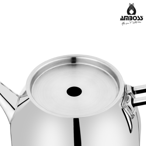 Amboss Viventea 4 Parça Paslanmaz Çelik Orta Boy Çaydanlık