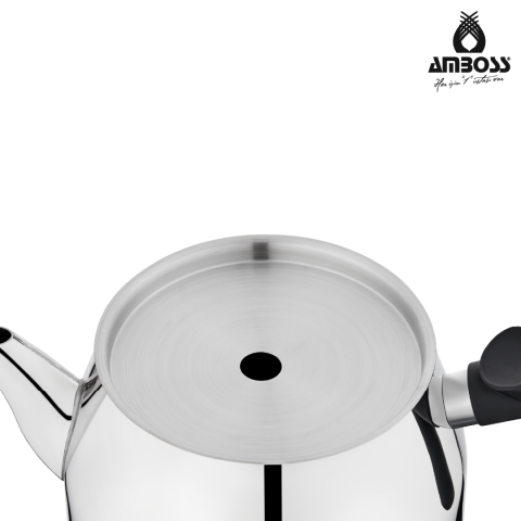 Amboss Teadora 4 Parça Paslanmaz Çelik Orta Boy Çaydanlık