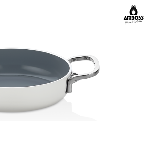 Amboss Sera Nova Bello 2 Parça Seramik Sahan Seti 20-22 cm – Beyaz