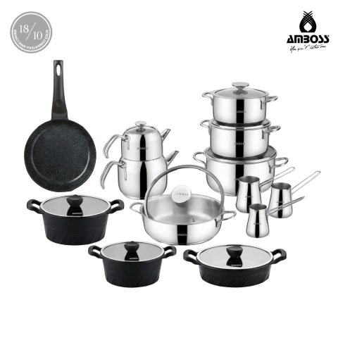 Amboss Cool Kuvars Premium 21 Parça Çeyiz Seti