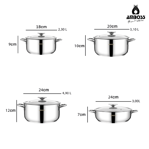 Amboss Cool Kuvars Premium 21 Parça Çeyiz Seti