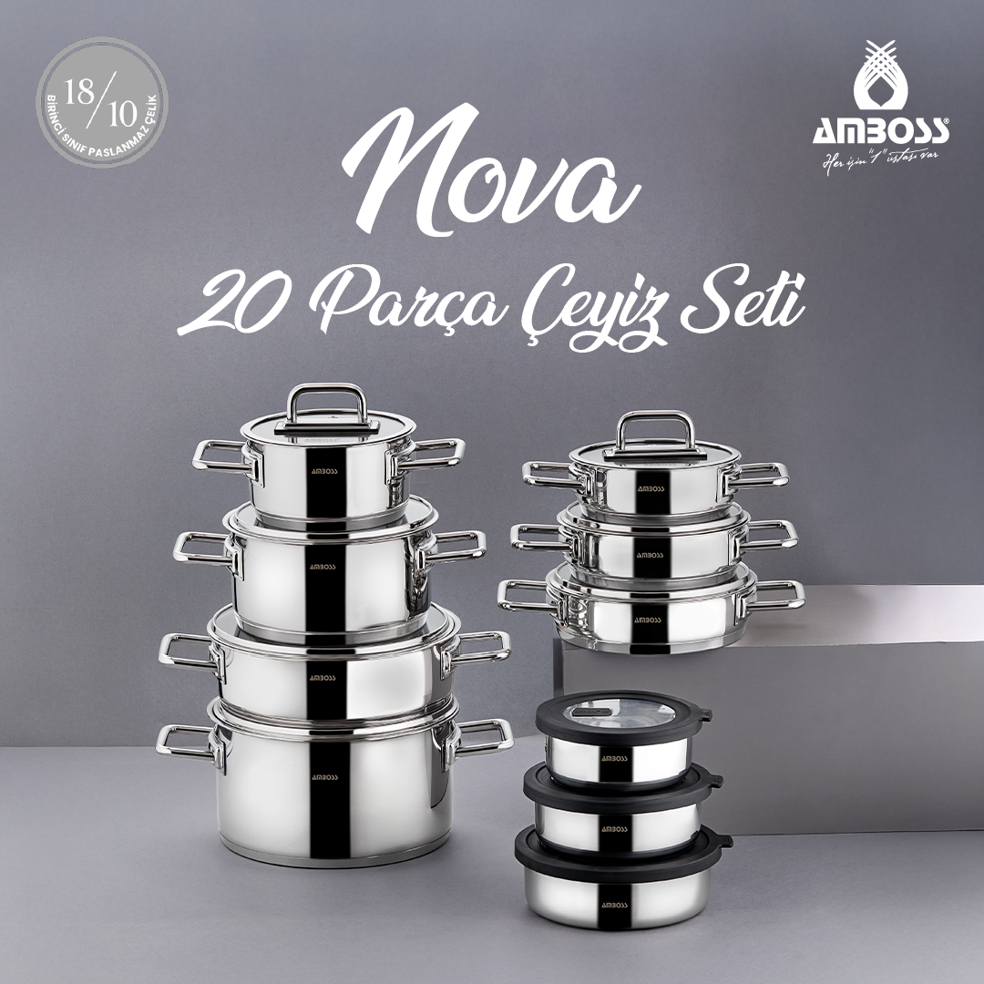 Amboss Nova 20 Parça Çeyiz Seti