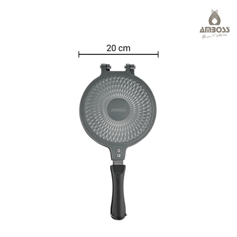 Amboss School Duo 2’li Döküm Ocak Üstü Tost Waffle Tava Seti