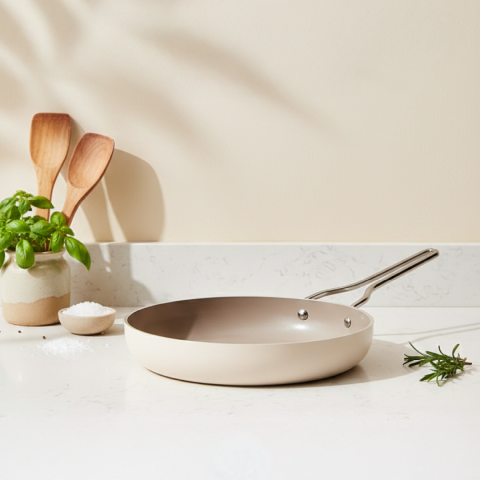 Amboss Sera Nova Doğal Seramik Tava 24 cm 1,9 Litre – Latte