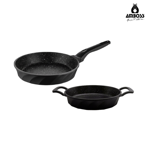 Amboss Valencia 2 Parça Döküm 26 cm Tava 20 cm Sahan Seti