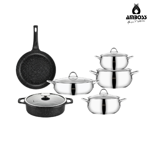 Amboss Master Blend 11 Parça Tencere Tava Seti