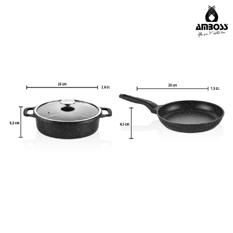 Amboss Master Blend 11 Parça Tencere Tava Seti