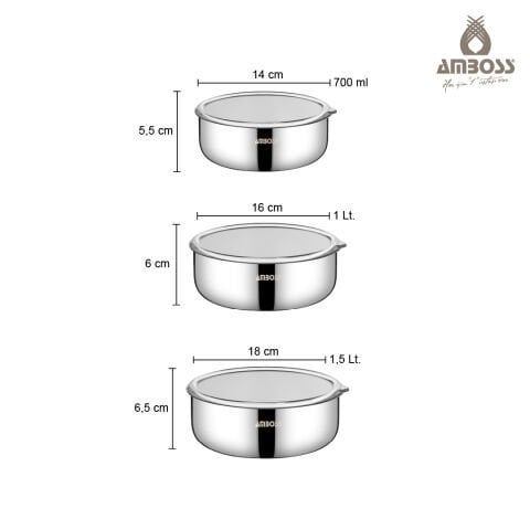 MixKeep Pro 15 Parça Paslanmaz Çelik Karıştırma Kabı & Saklama Kabı
