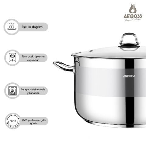 Coral 9 Parça Basınçlı Kapaklı Saklama Kabına Dönüşebilen Tencere Seti