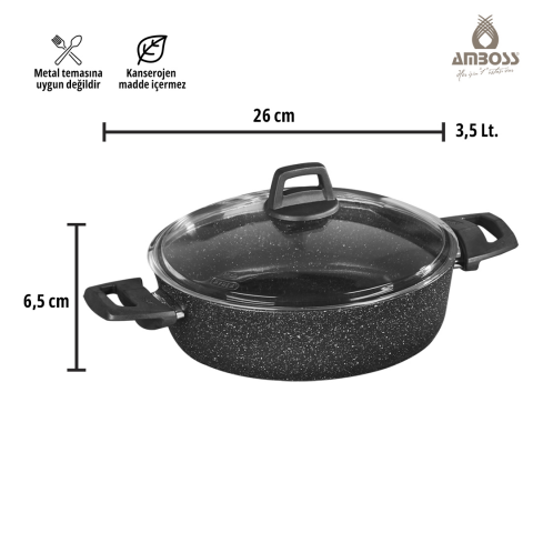 Cosmos 9 Parça Titanyum Kaplama Tencere Sahan Seti